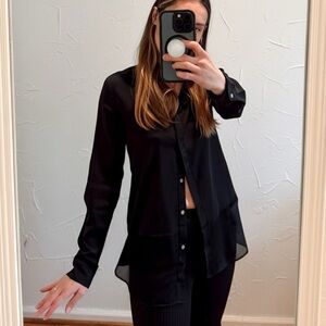 DKNYC Black Button Down Shirt
